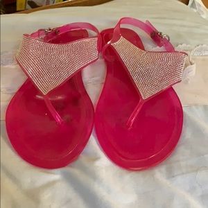 Pink sandals